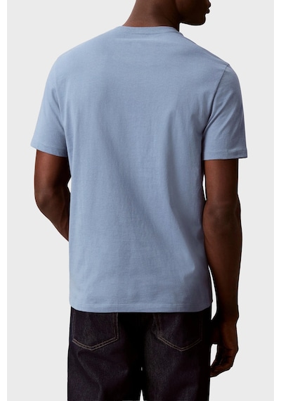 Calvin Klein Pamuklu Regular Fit Bisiklet Yaka T Shirt Lv04rb866gc4ı Erkek T Shirt Lv04rb866g C4ı Mavi