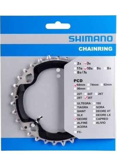 Shimano Aynakol Yaprak Deore Xt Fc-m6000 64 MM Bcd 30t Siyah