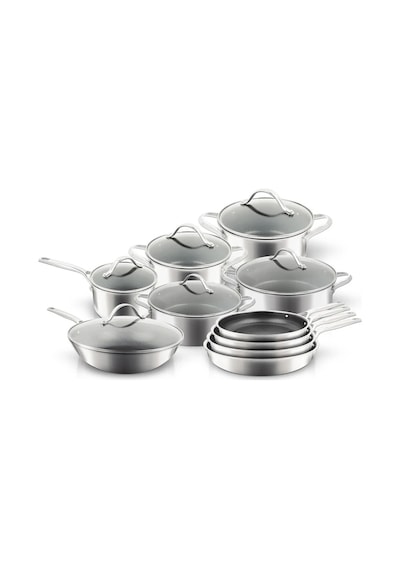 Uniqella Silver Pro Serisi 16 Parça Set Çelik