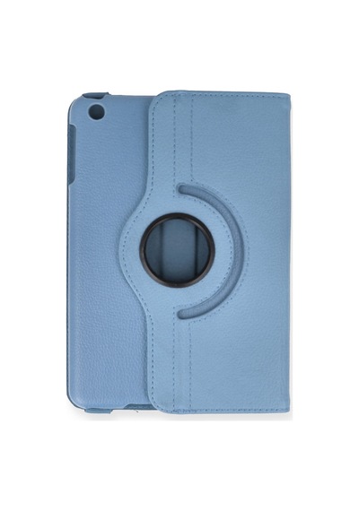 Apple iPad Uyumlu Mini 1 Kılıf 360 Tablet Deri Kılıf - Turkuaz Diğer