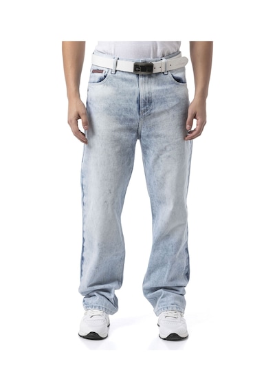 Erkek Baggy Fit Rahat Kesim Streetwear Tarz Pantolon Cd903 Buz Mavisi