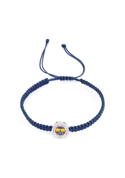 Fenerbahçe Lisanslı Fb Logo Makrome Bileklik