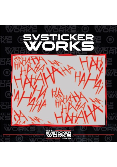 Haha Sticker Motor Araba Dekorasyon Sticker Evrensel 50 Adet 1 Paket 68193709
