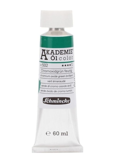 Schmincke : Akademie Yağlı Boya : 60 Ml : 502 Chromium Oxide Green Brilliant