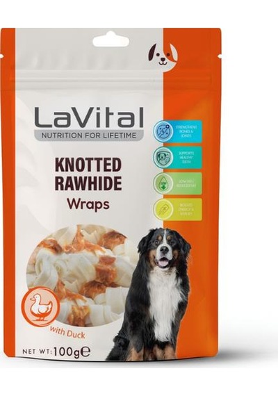 Lavital Ördek Etli Sarılı Kemik Köpek Ödülü 100 Gr