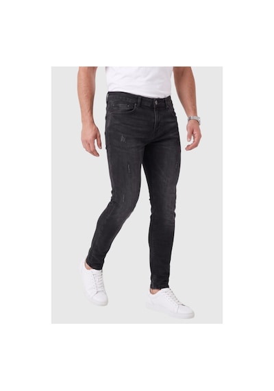 Deepsea Erkek Slim Fit %98 Pamuk Likralı Taşlanmış Yıpratma Detaylı Siyah Kot Pantolon 2600041 Deepsea Erkek Slim Fit %98 Pamuk Likralı Taşlanmış Yıpratma Detaylı Siyah Kot Pantolon 2600041