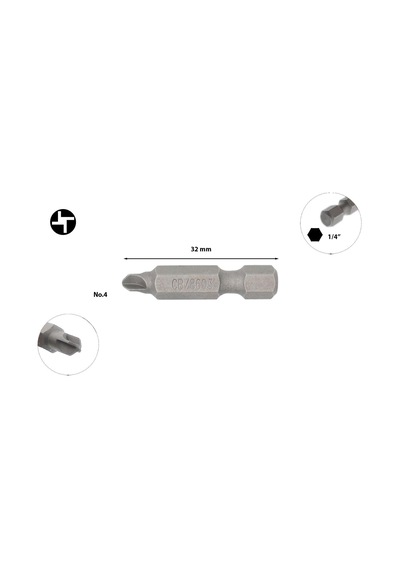 Ceta Form Torq-set Uçlu Bits No 4 X 32mm Cb/860304