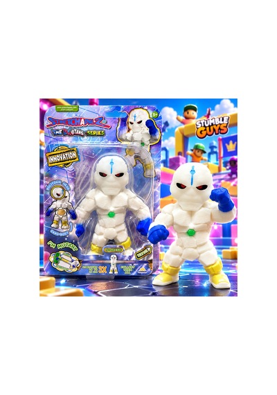Stretchapalz The Mutants Series Syreno Süper Esnek Beyaz Robot Mutant Canavar Figür