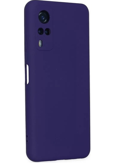 Newface Vivo Y53s Kılıf Nano İçi Kadife Silikon - Mor