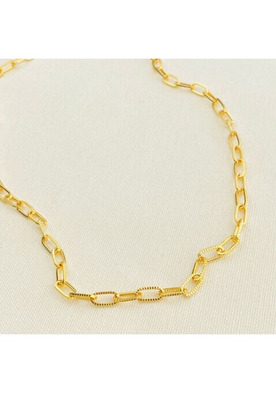 Ataç Kolye Zincir Ataç Kolye 50cm 14 Ayar Gold Gold
