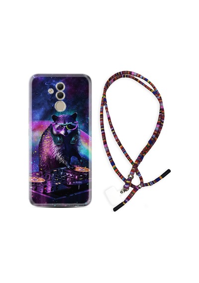 Huawei Mate 20 Lite Kılıf Rasta Boyun Askılı Dj 1848