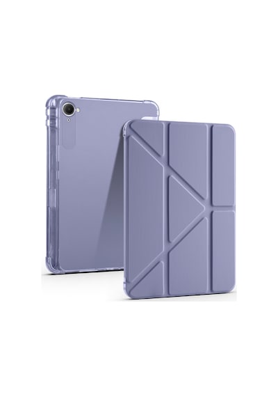 Xiaomi Pad Mini 8.8 İnç İle Uyumlu Kalem Bölmeli Uyku Modlu Katlanabilir Trifolding Tablet Kılıfı Kapaklı Kılıf