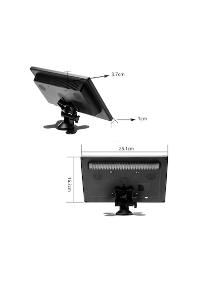 Audiomax 10 İnc Led Monitör Hdmı Usb Vga Av Bnc Destekli