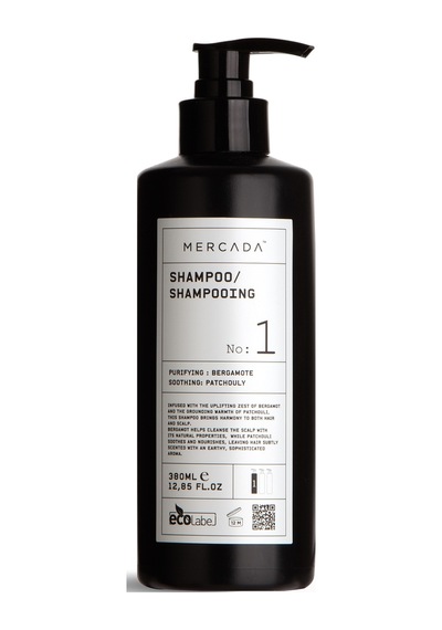 Mercada Siyah No1 Purifying And Soothing Shampoo 380 Ml + No 2 Shower Gel 380 Ml + No 3 Conditioner 380 Ml