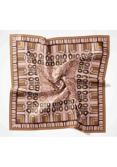 Silk Home Dört Mevsim Antik Motif Viskon Velora Eşarp 6419 Toz Pembe
