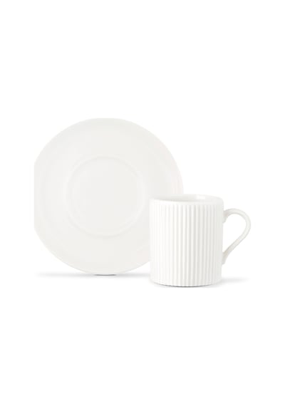 Madame Coco Ligne 2 'li Kahve Fincan Seti - Beyaz - 90 Ml Fınc000000006190ml-beyaz