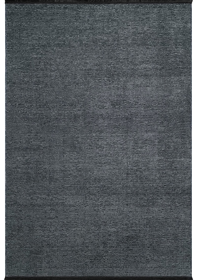 Aura Pixel Antrasit Grey- Pamuk Tabanlı Yıkanılabilir Şönil Kilim