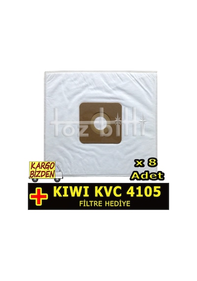 Kiwi Kvc 4105 Bez Toz Torbası 8 Adet