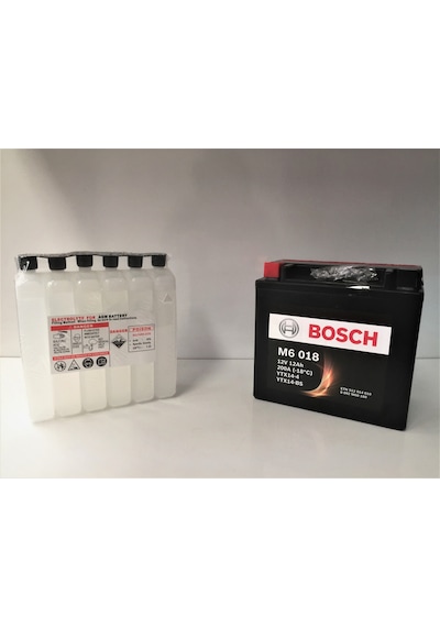 Bosch 12V 12AH-Amper M6018 YTX14-BS Mercedes Yedekleme Aküsü