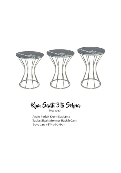Brc Kum Saat Zigon Model Metal Transmisyon Çelik Krom Renk Kaplam