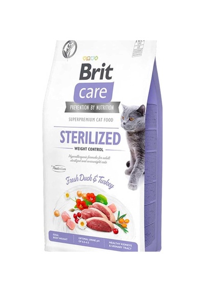 Care İçin Ördekli Tahılsız Kısırlaştırılmış Kedi Maması 2kg