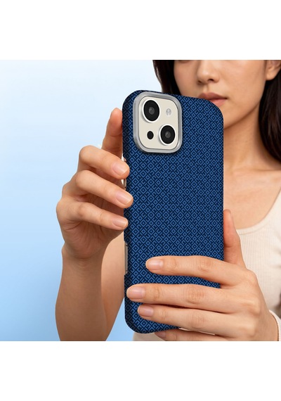 İphone 15 Uyumlu Kılıf M-safe Şarj Özellikli Zore Paris Vax Sert Pc Kapak Lacivert