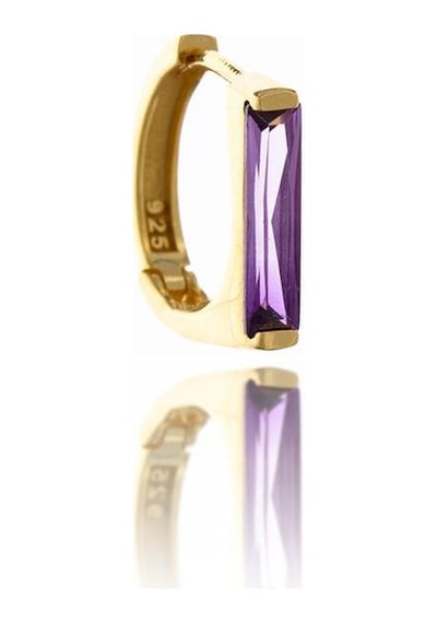Amethyst Beauty Gümüş Küpe-295 Gold