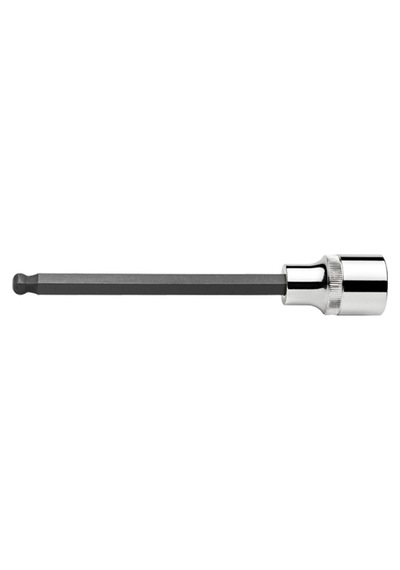 Ceta Form 1/2" Topbaşlı Allen Uçlu Lokma Ekstra Uzun Tip - 7 X 140 Mm
