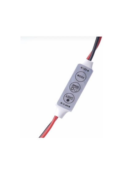 5-24 Volt 3 Tuşlu Mini Dimmer Flaşör Led Animasyon Devresi (526688172)