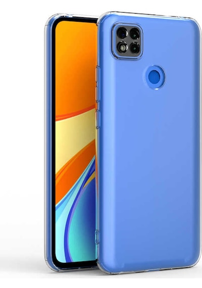 Redmi 9c Kılıf Tchs Kamera Korumalı Süper Silikon Kapak - Renksiz Renksiz