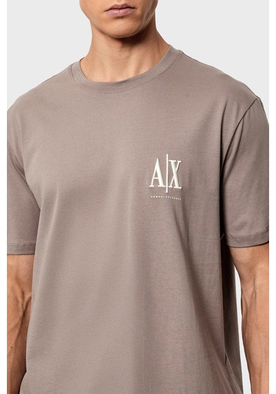 Armani Exchange Erkek T Shirt Xm000365 Af12308 U6107 Toprak Kahverengi