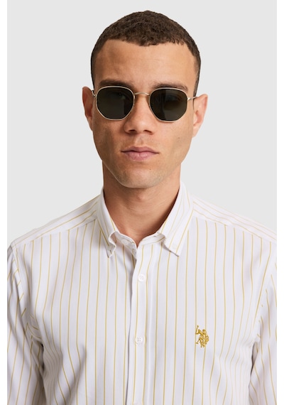 U.S. Polo Assn. U.s. Polo Assn. Erkek Gömlek Desenli 50324745-vr235 Yag Yesılı U.S. Polo Assn. U.s. Polo Assn. Erkek Gömlek Desenli 50324745-vr235 Yag Yesılı