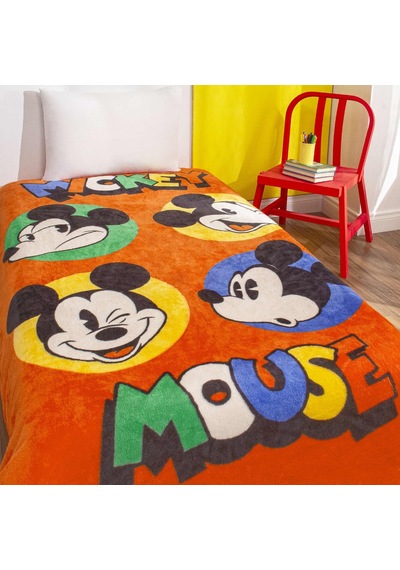 Lisanslı Disney Mickey Mouse Nice Tek Kişilik Battaniye 000000001000051502 Çok Renkli