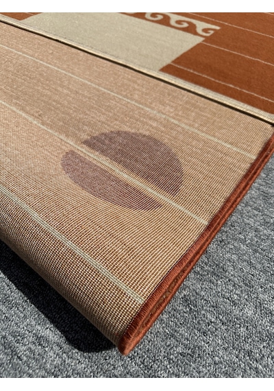 Saray Halı İgnis 1725 100x300 Terra 3 Metre Sık Dokuma Yolluk