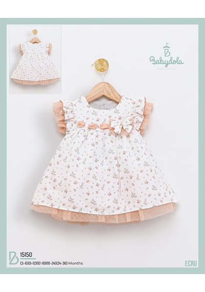 Babydola Elbise -ecru Ecru Ekru