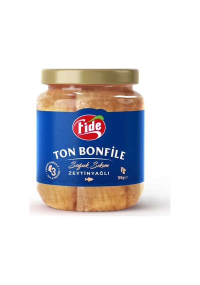 Fide Ton Bonfile Soğuk Sıkım Zeytinyağlı 185 G - 3 Adet Tarı