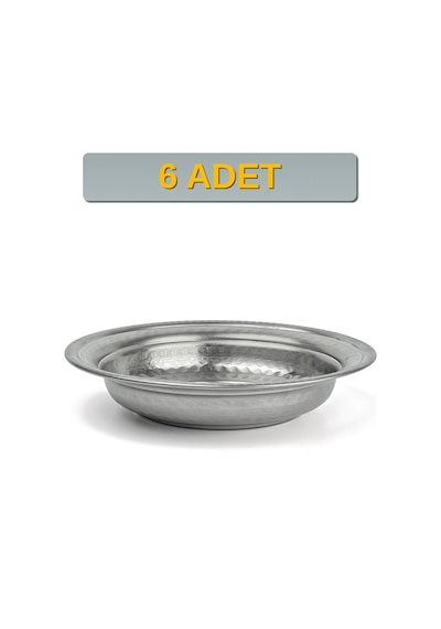 Binbir Trend 15 Cm Yanaklı Krom Çelik Cacık Ve Çorba Kasesi 270 Ml Lokanta, Restoran Ve Ev Tipi Kase -kase1511 6 Adet