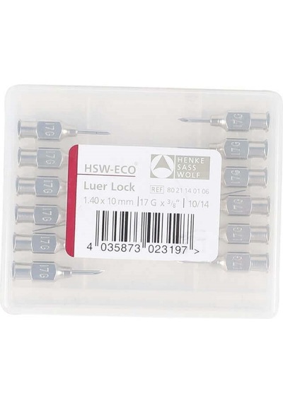 Hsw Eco Enjektör Iğnesi 1,4 X 10Mm 12 Adet