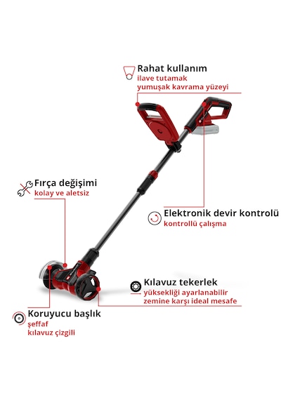 Einhell Expert GE-CC 18/110 Li E - Solo Akülü Derz Temizleme Makinesi