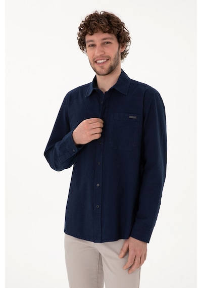 U.s. Polo Assn. Erkek Koyu Mavi Gömlek Jean 50304363-dn0023 Dark Blue Mavi