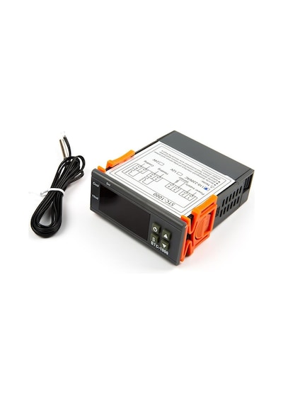 STC-1000 AC 110-220V 10A LCD Ekranlı NTC Sensörlü Sıcaklık Kontrol Modülü