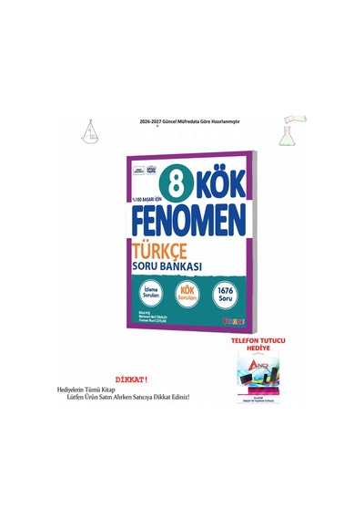 Fenomen 8. Sınıf Kök Türkçe Soru Bankası