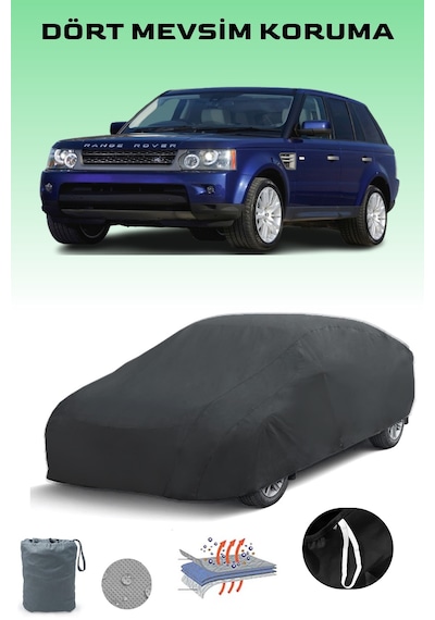 Siyah, Land Rover Range Rover Sport 2009 - 2013, Araba Brandası, Oto Örtüsü, Araba Çadırı Siyah