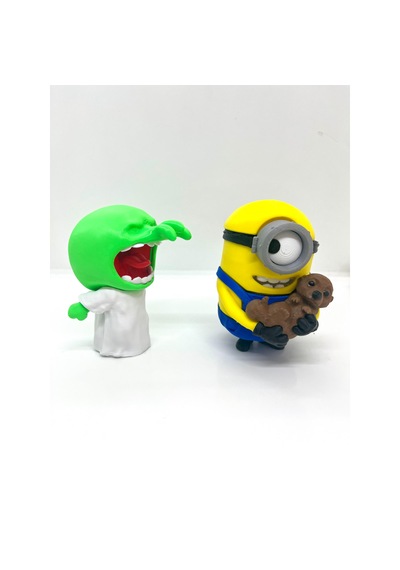 Minion Ve Goomi 3d Figür