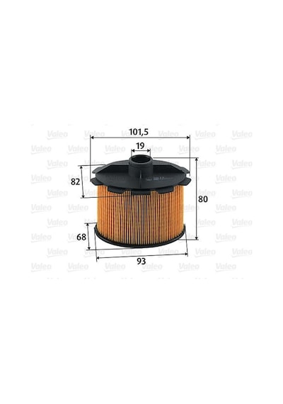 Valeo 587905 Yakıt Filtresi Partner- p206- p306 Berlın- jumpy-  Xsara- scudo- corolla 00- 02 1.9d 98 Dw8 1906.48- 1906.49- 1906.a9- 9628890680