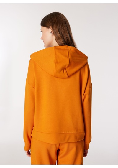 Jeep Turuncu Kadın Kapüşonlu Loose Fit Sweatshirt J4wl-swt7044