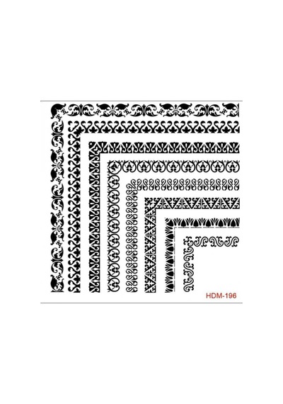 Hdm196 Home Dekor Stencil 25x25