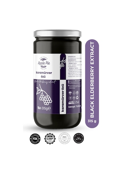 Applepiefoods Karamürver Özü 315 Gr , Yoğun Kıvam , Katkısız , Glutensiz , Vegan Ürün
