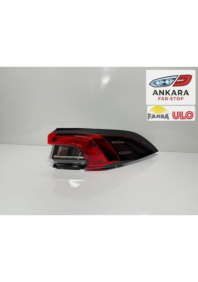 Toyota Corolla 2019 - 2025 Sedan Stop Lambası Sağ Dış  Farba - Ulo - Ledsiz Tip -