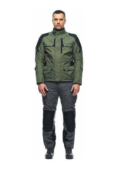 Dainese Ladakh 3L D Dry Army Ceket Siyah Yeşil